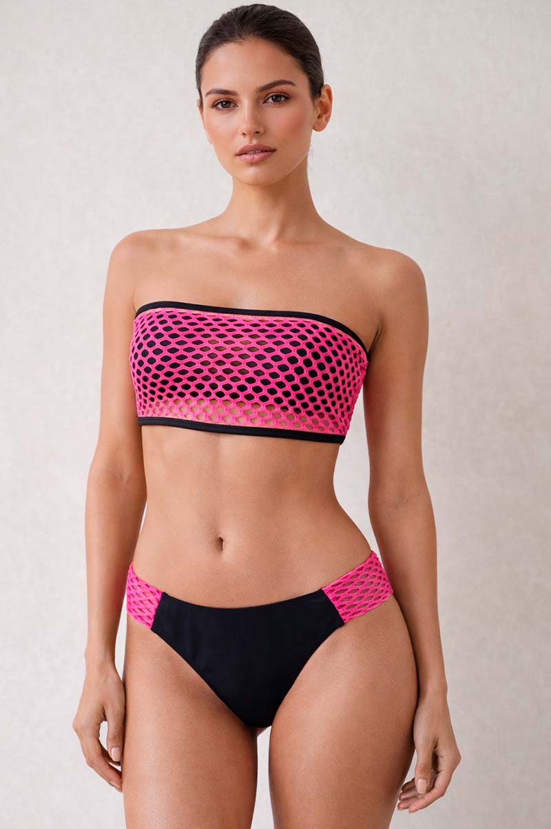 Biquini  Maia Preto/Pink